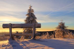 sunrise bank fichtelberg ore mountains